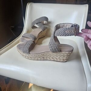 Stuart Weitzman wedge rope sandals